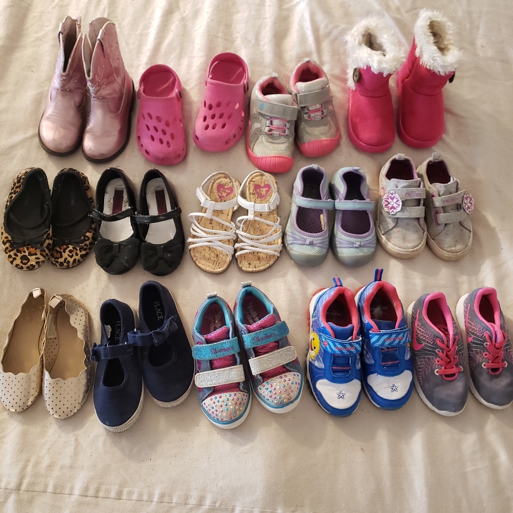 14 Item Shoe Bundle 9 Size 9, 5 Size 10